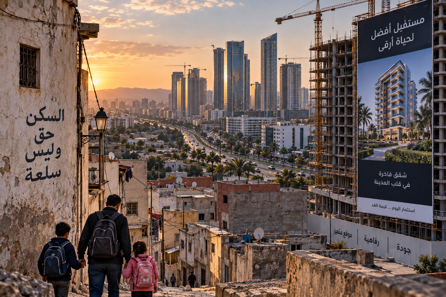 السكن الذي يطرد السكان: حين تصبح المدينة استثماراً أكثر منها مكاناً للعيش