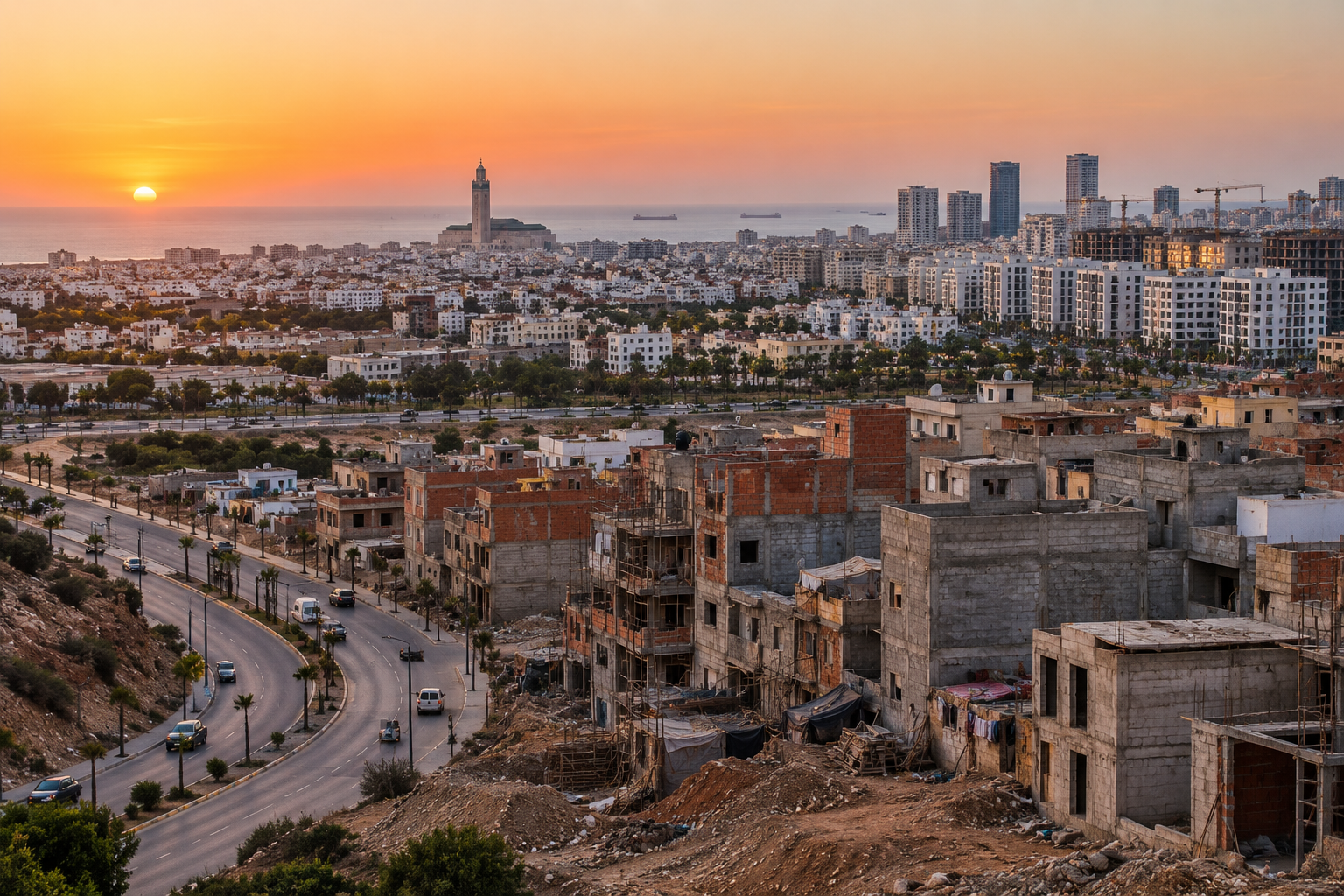 المدن المغربية تتمدد أسرع من قدرتها على الاستيعاب: هل نبني مدناً أم نراكم أحياء؟